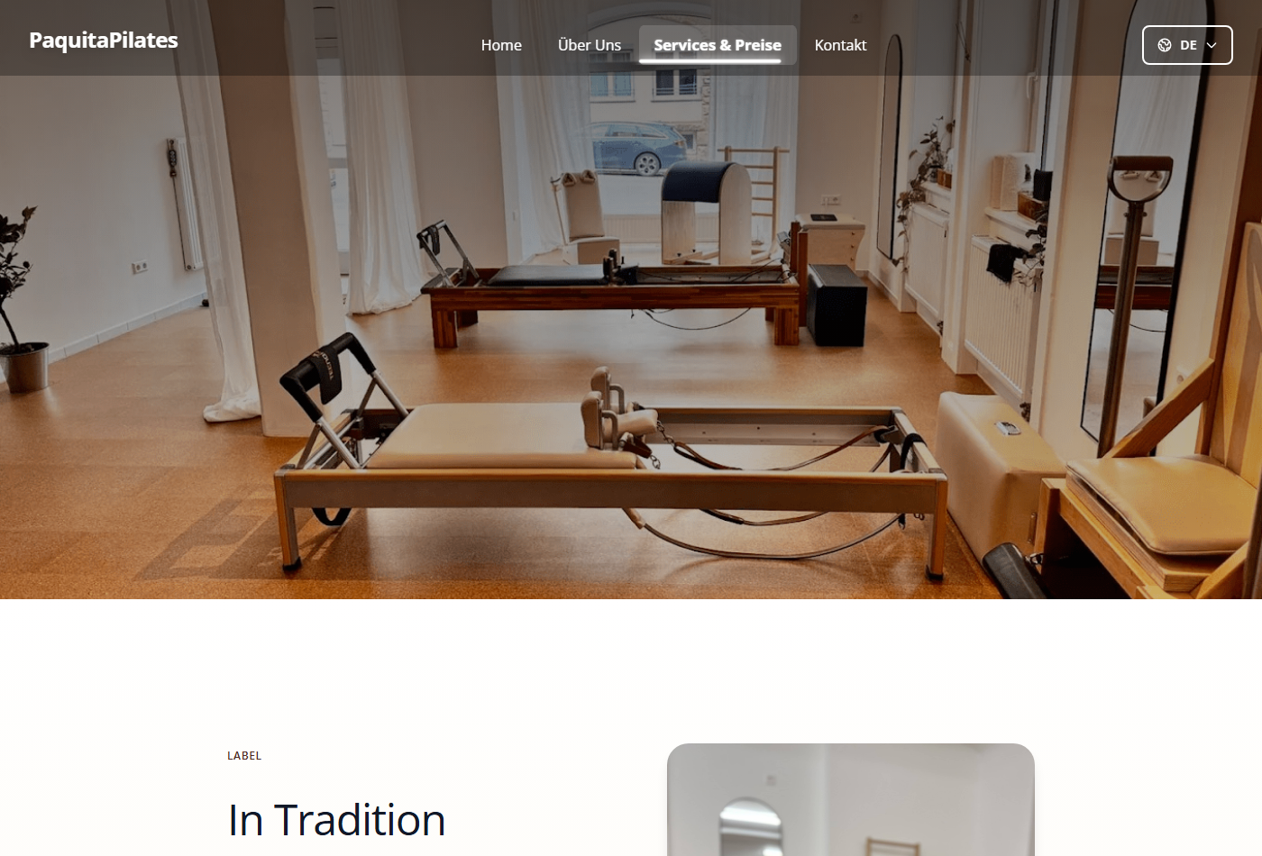 Paquita Pilates — Corporate Identity & Website Relaunch thumbnail 2